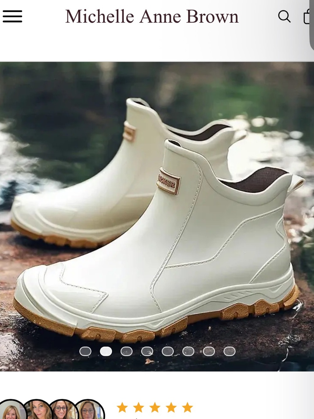 Cream Albicker Rain Boots